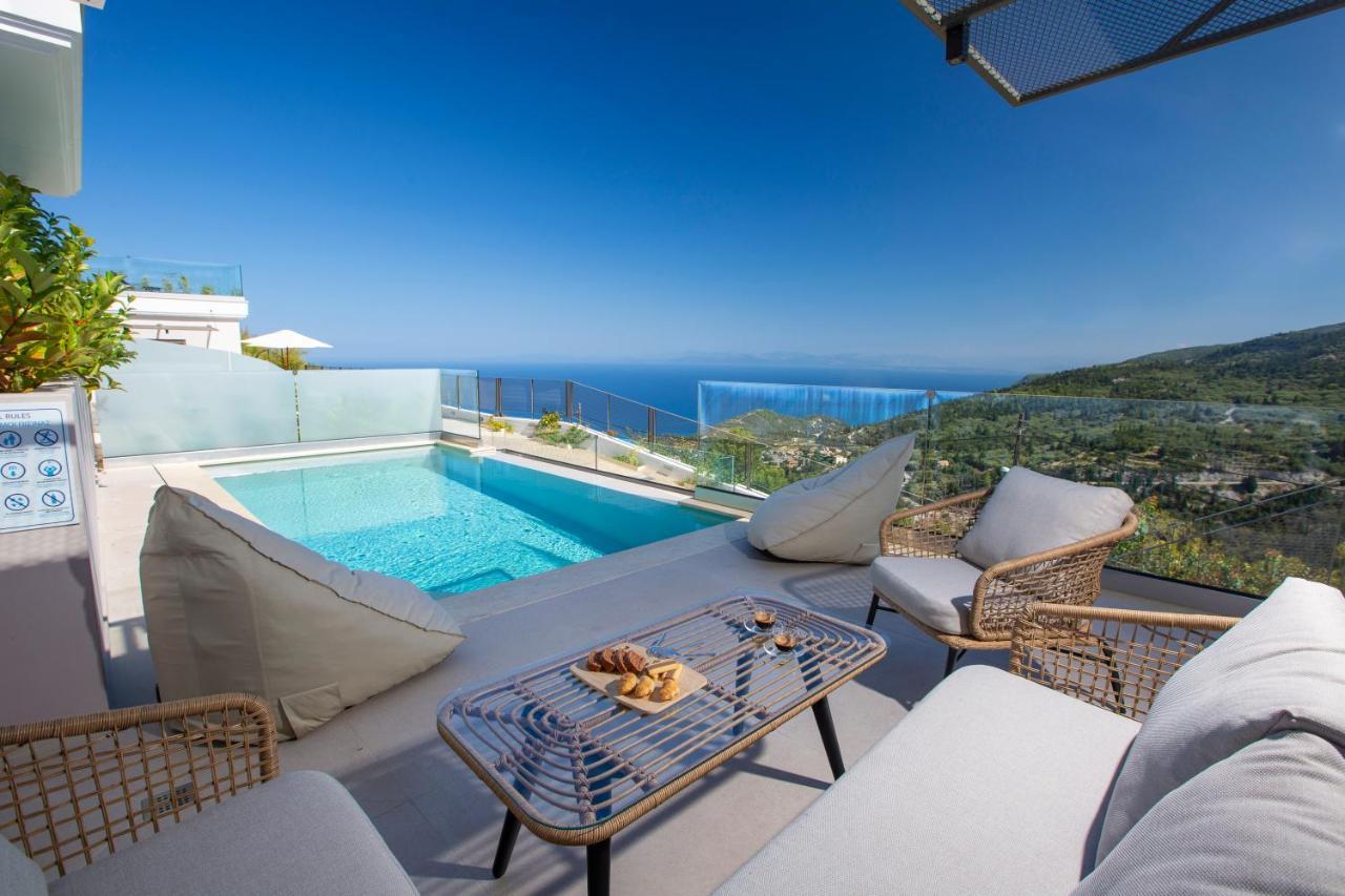 Inorato - Luxury Villa With Private Swimming Pool Kalamítsi المظهر الخارجي الصورة
